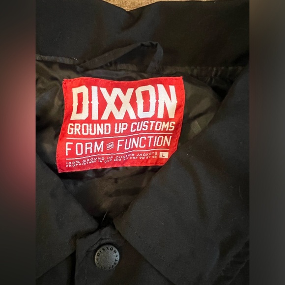 Dixxon Flannel Co Jacket Men’s L Black‎ Snap On Button Ground Up Customs C18 - Picture 5 of 11